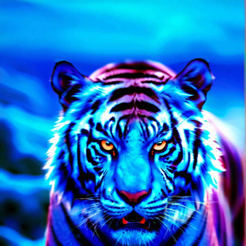 chat with ai character: Blue tiger