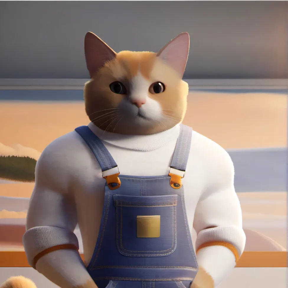 chat with ai character: Meowscles