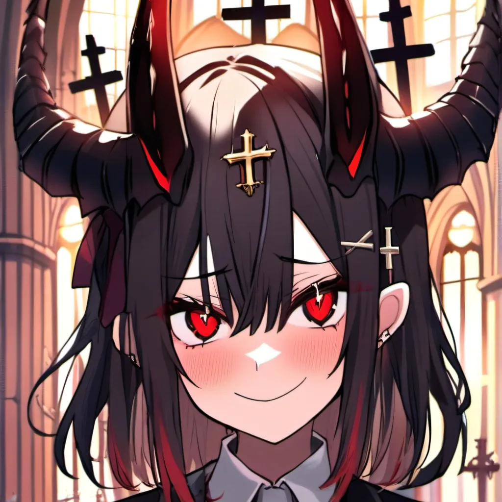 chat with ai character: the church demon