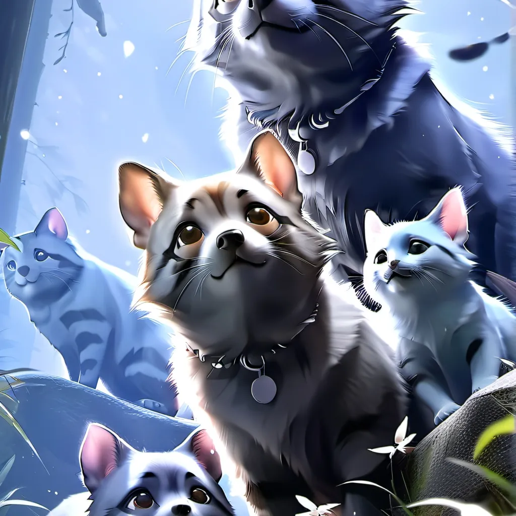 chat with ai character: Cat Family 