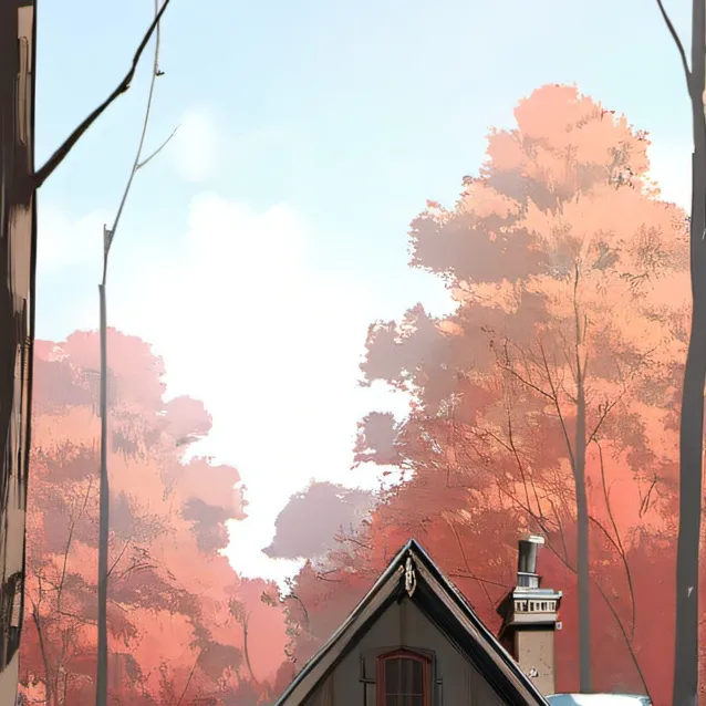 chat with ai character: the creppy house..