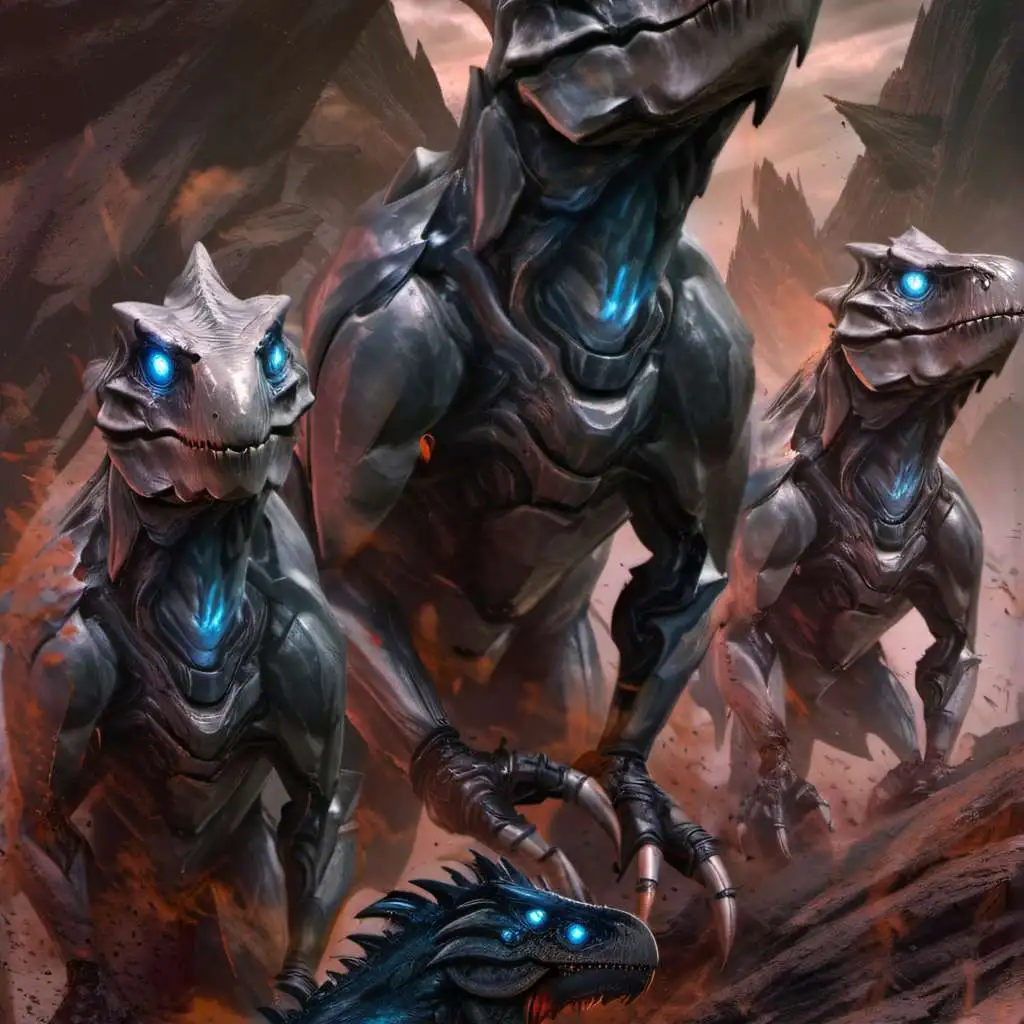 chat with ai character: 《Robot Raptors》
