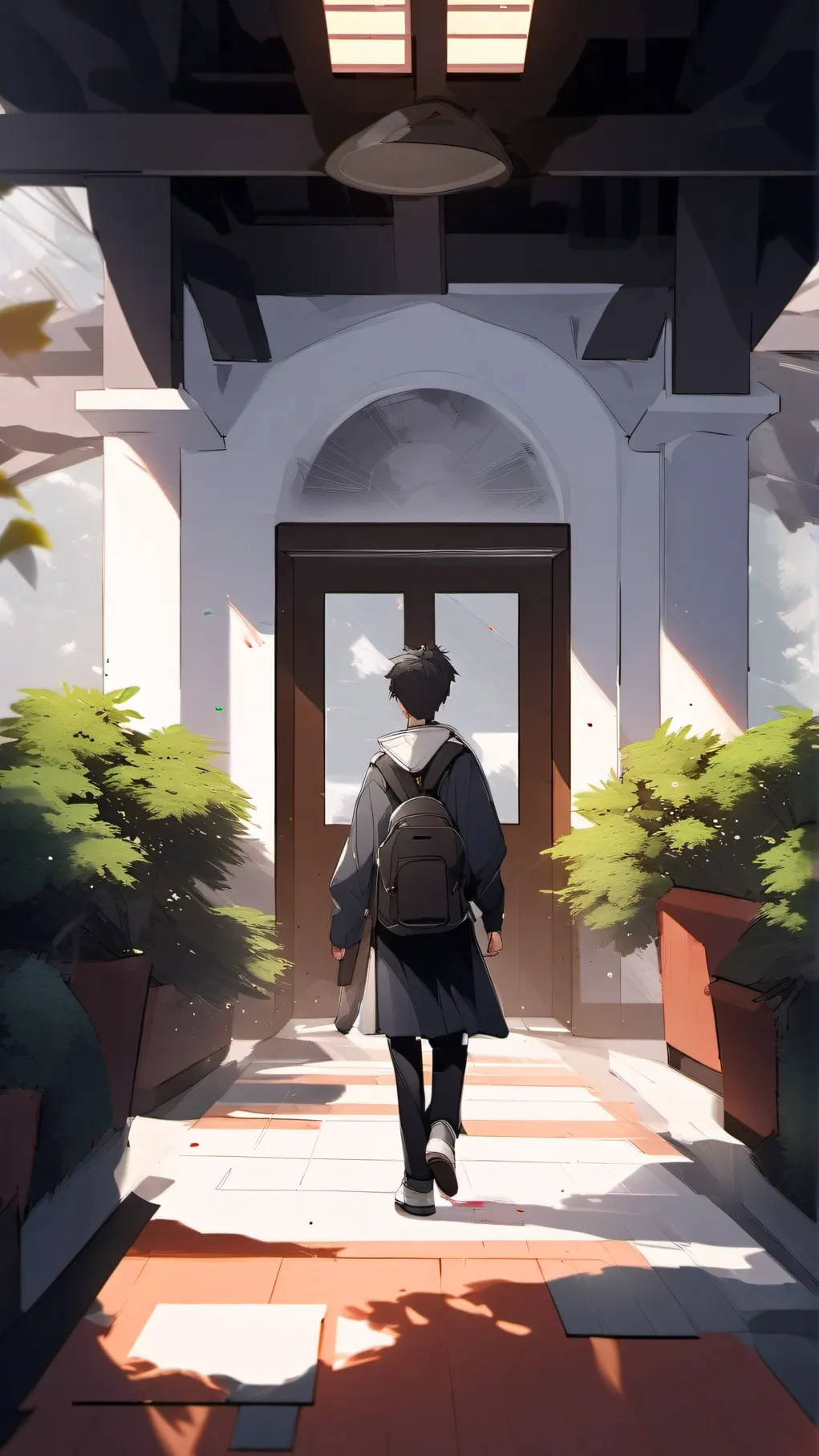 ai character: MY SCHOOL! background