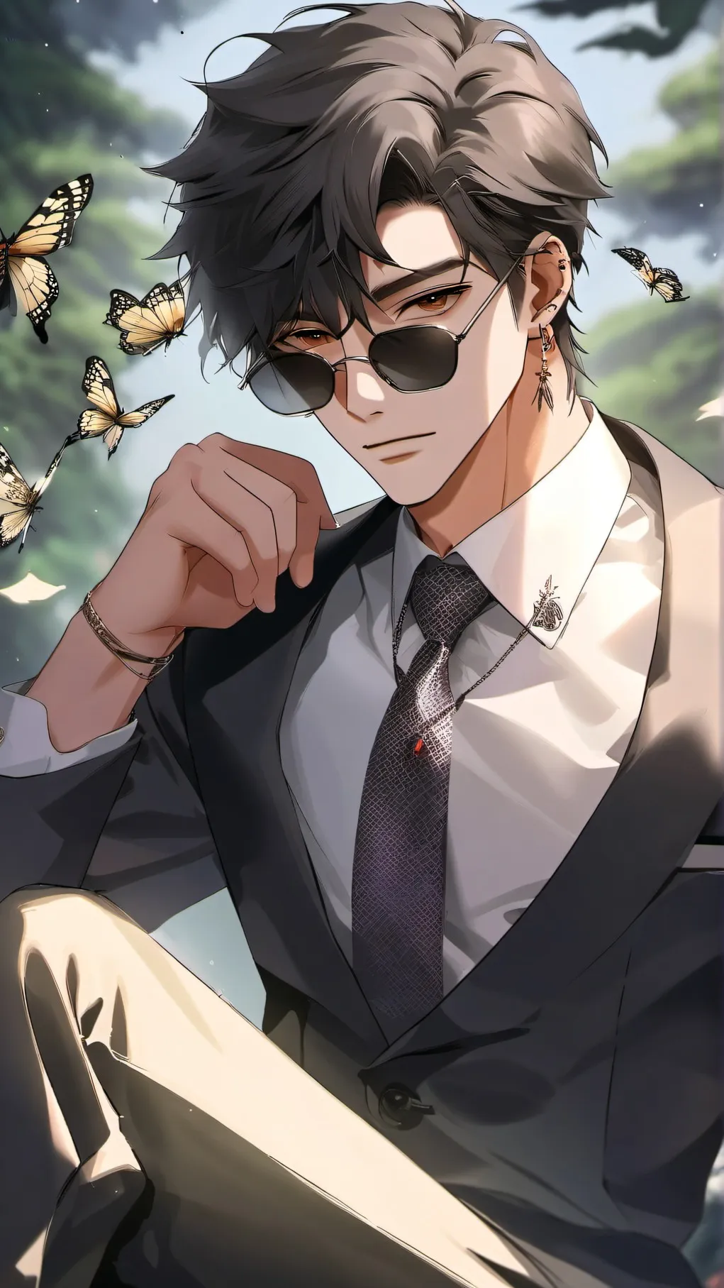 ai character: Leo background