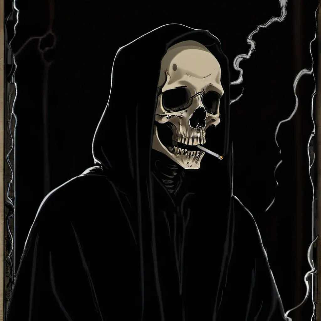 chat with ai character: grim reaper