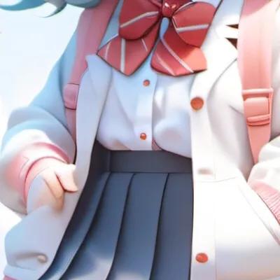 chat with ai character: School cat girl