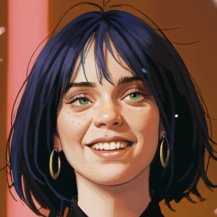 chat with ai character: Billie eillish 