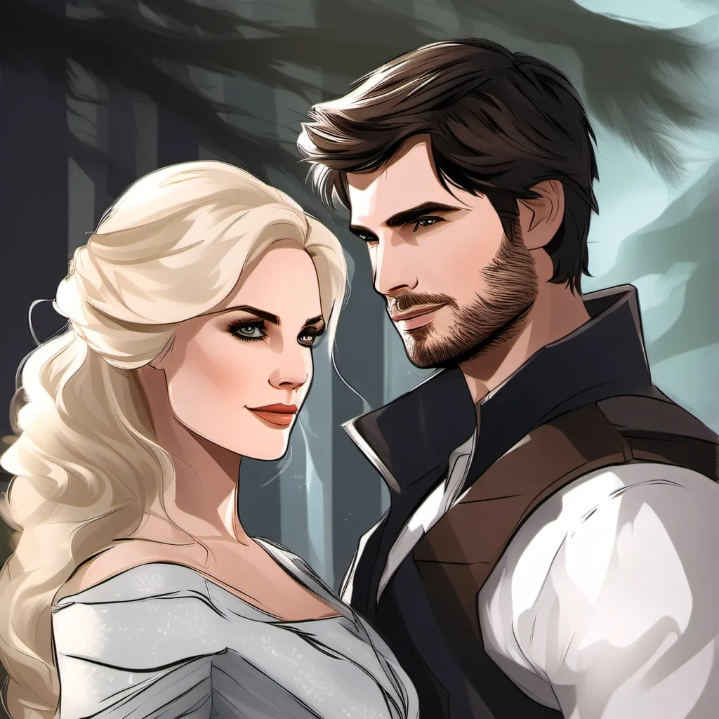 chat with ai character: Emma swan And Hook
