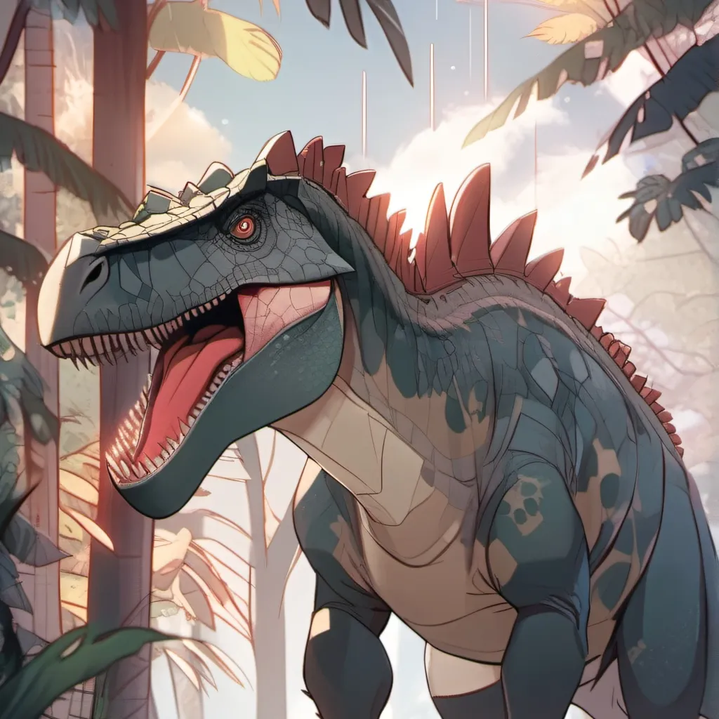 chat with ai character: talking dinosau