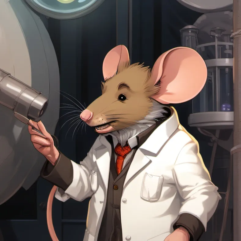 chat with ai character: Lab Rat