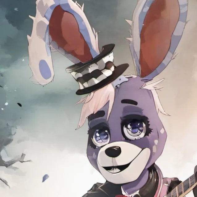 chat with ai character: glamrock bonnie