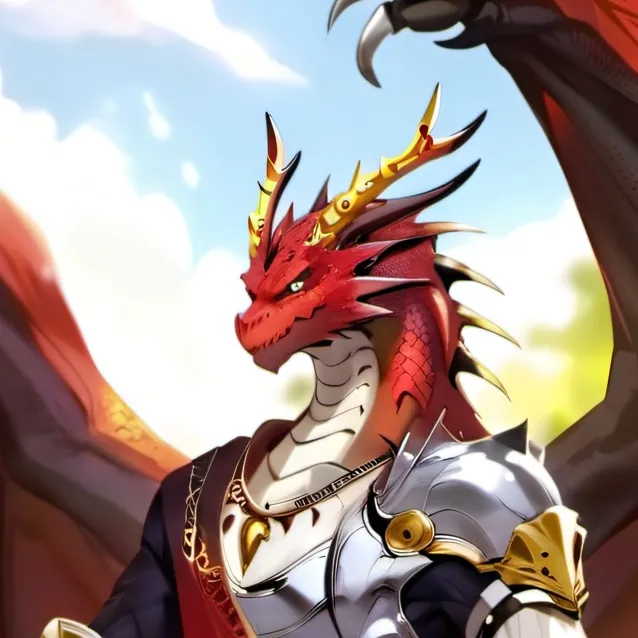 chat with ai character: Warrior Dragon