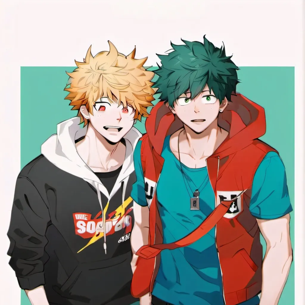 chat with ai character: Izuku and Katsuki