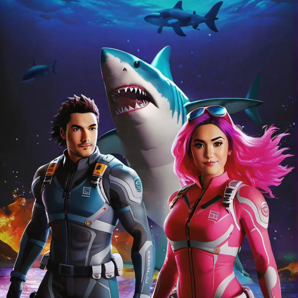 chat with ai character: Sharkboy lava girl
