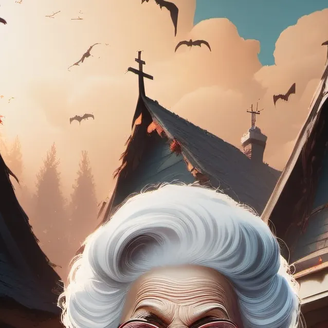 chat with ai character: scarey granny