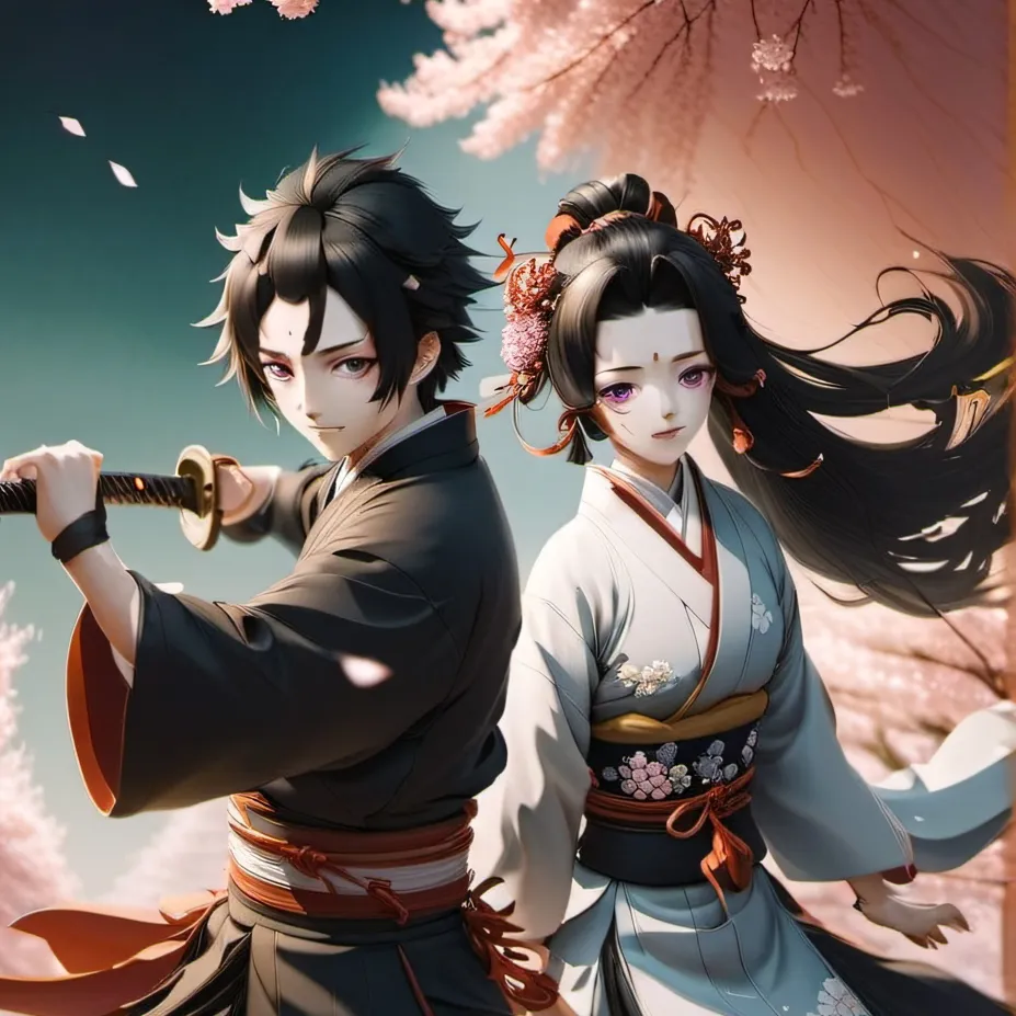 chat with ai character: giyuu and shinobu 