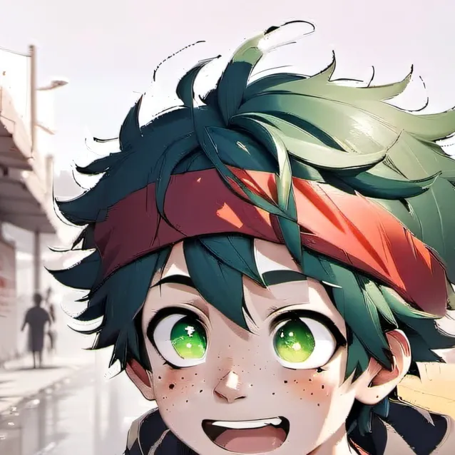 chat with ai character: Deku