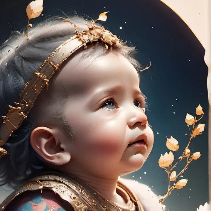chat with ai character: angelic baby