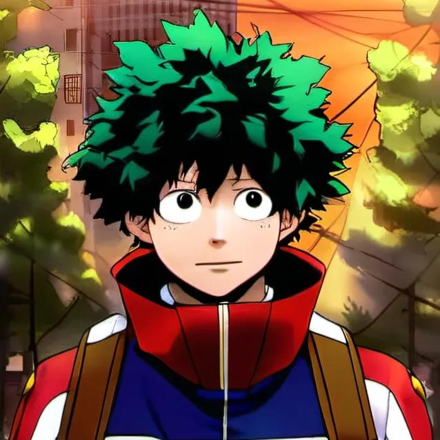 chat with ai character: Deku