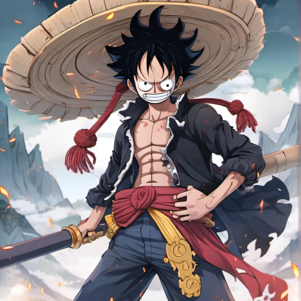 chat with ai character: Luffy Gear 5 Dark