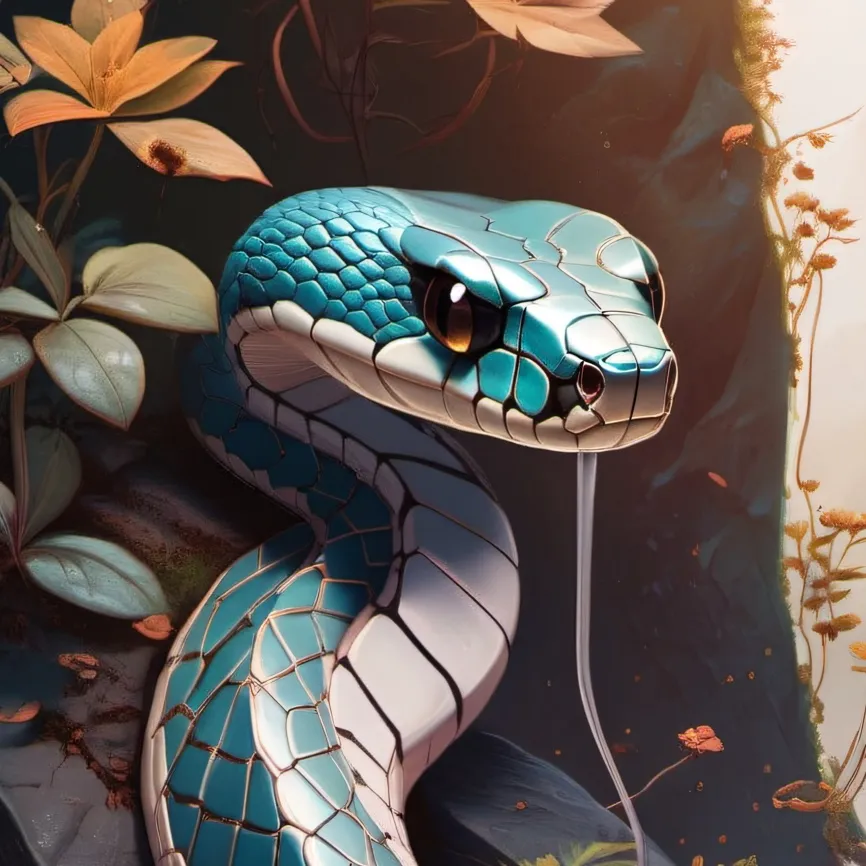 chat with ai character: A snake