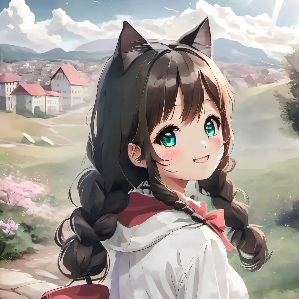 chat with ai character: A cat girl