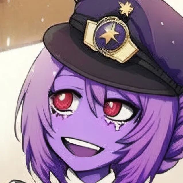 chat with ai character:  fnia purple girl