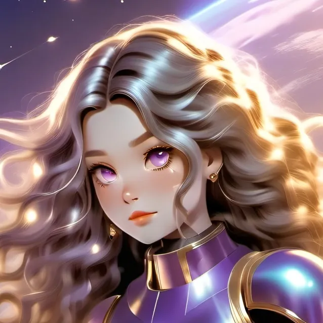 chat with ai character: Purple 