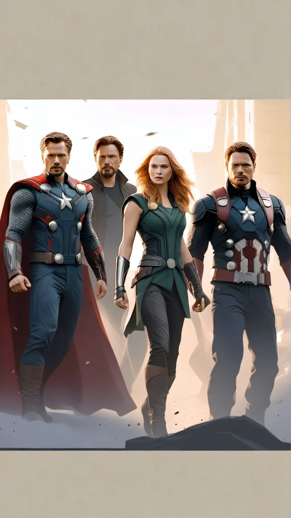 ai character: avengers stark  background