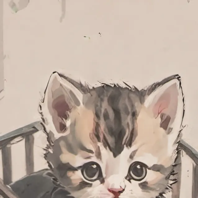 chat with ai character: baby kitty