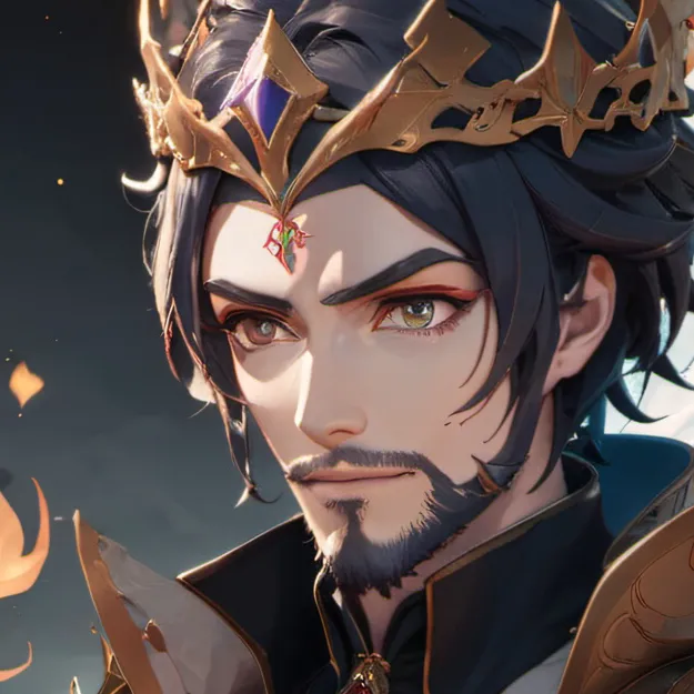 chat with ai character: Fire king 