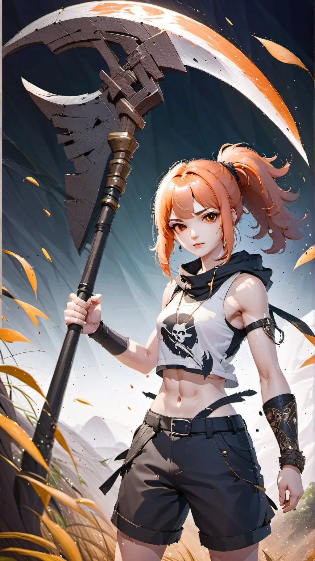 ai character: zora  background