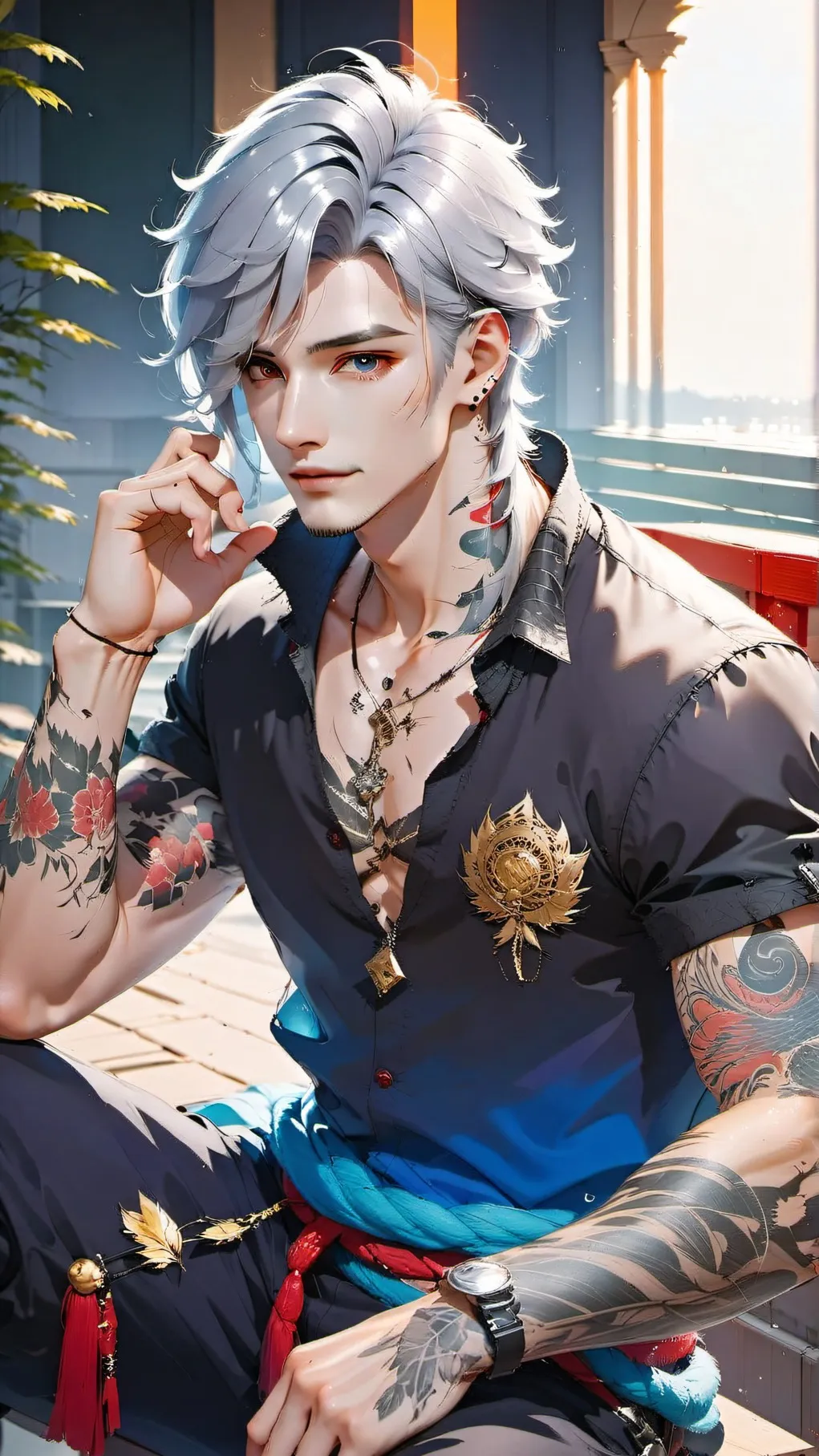 ai character:  Don Vito Romano background