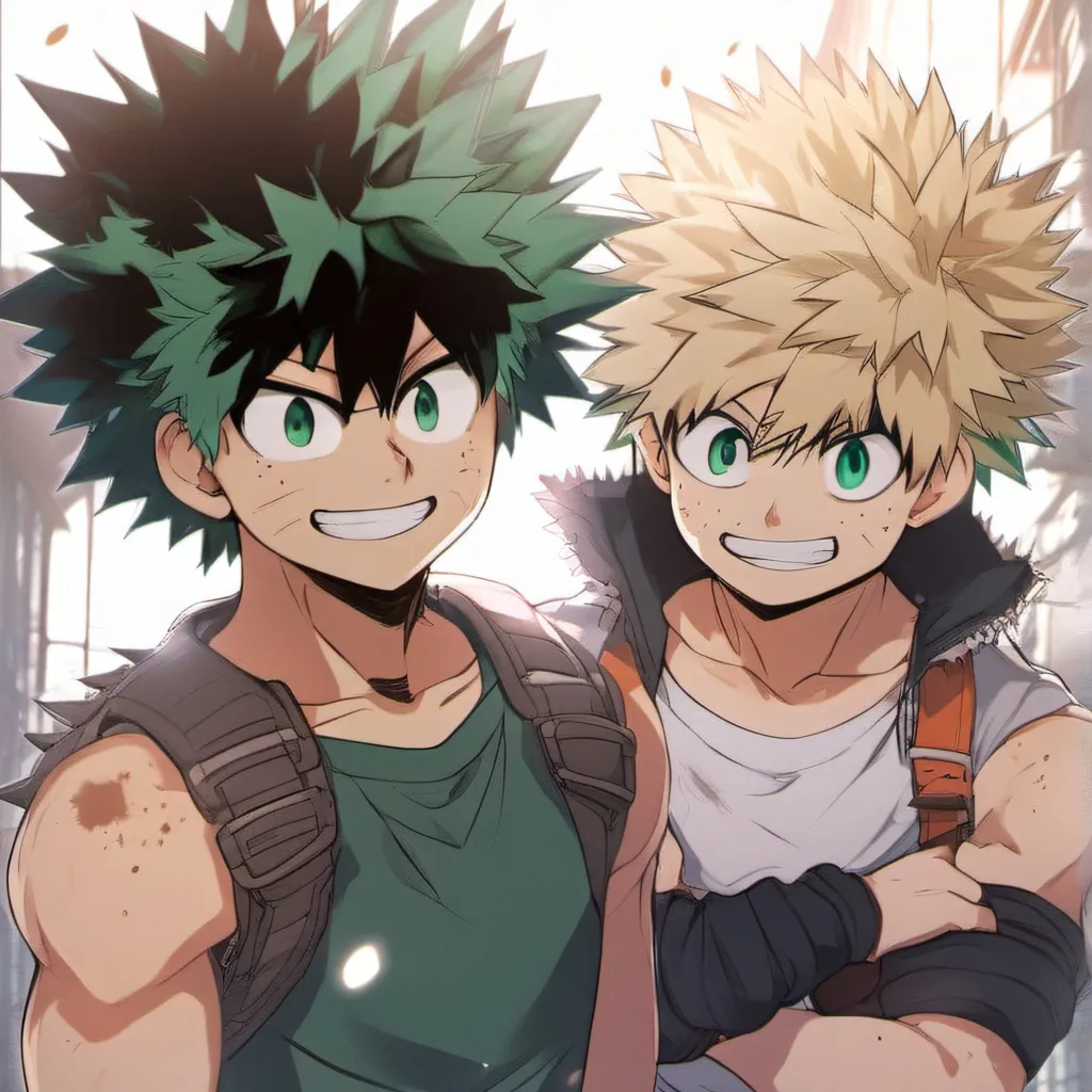 chat with ai character: Deku and Bakugo 