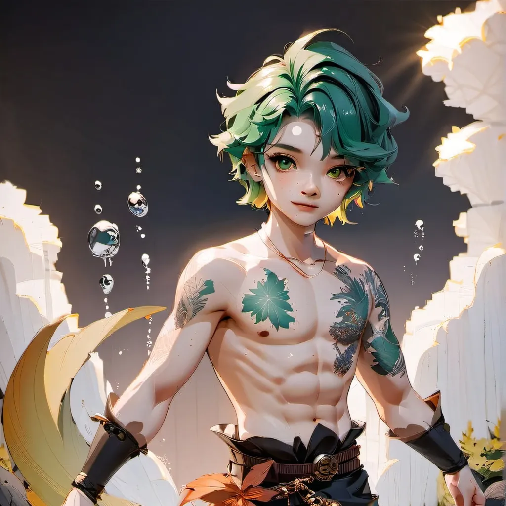 chat with ai character: mermaid Deku