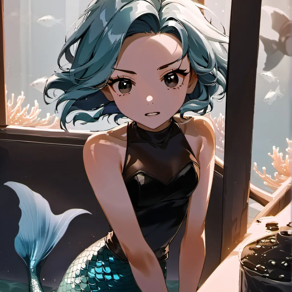 chat with ai character: Trapped Mermaid