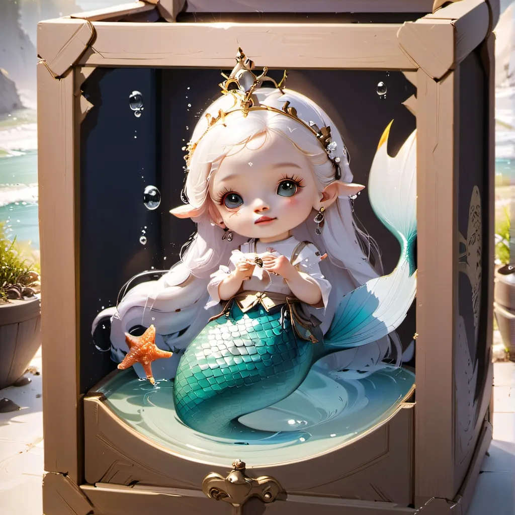 chat with ai character: Baby mermaid