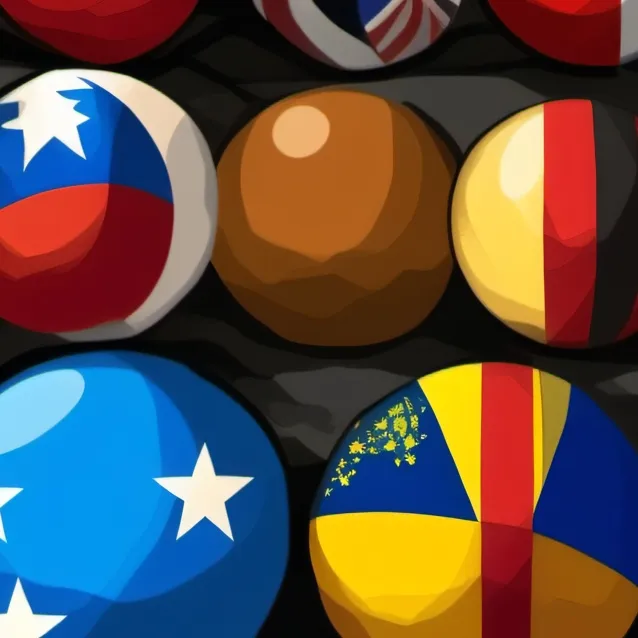 chat with ai character: Countryballs