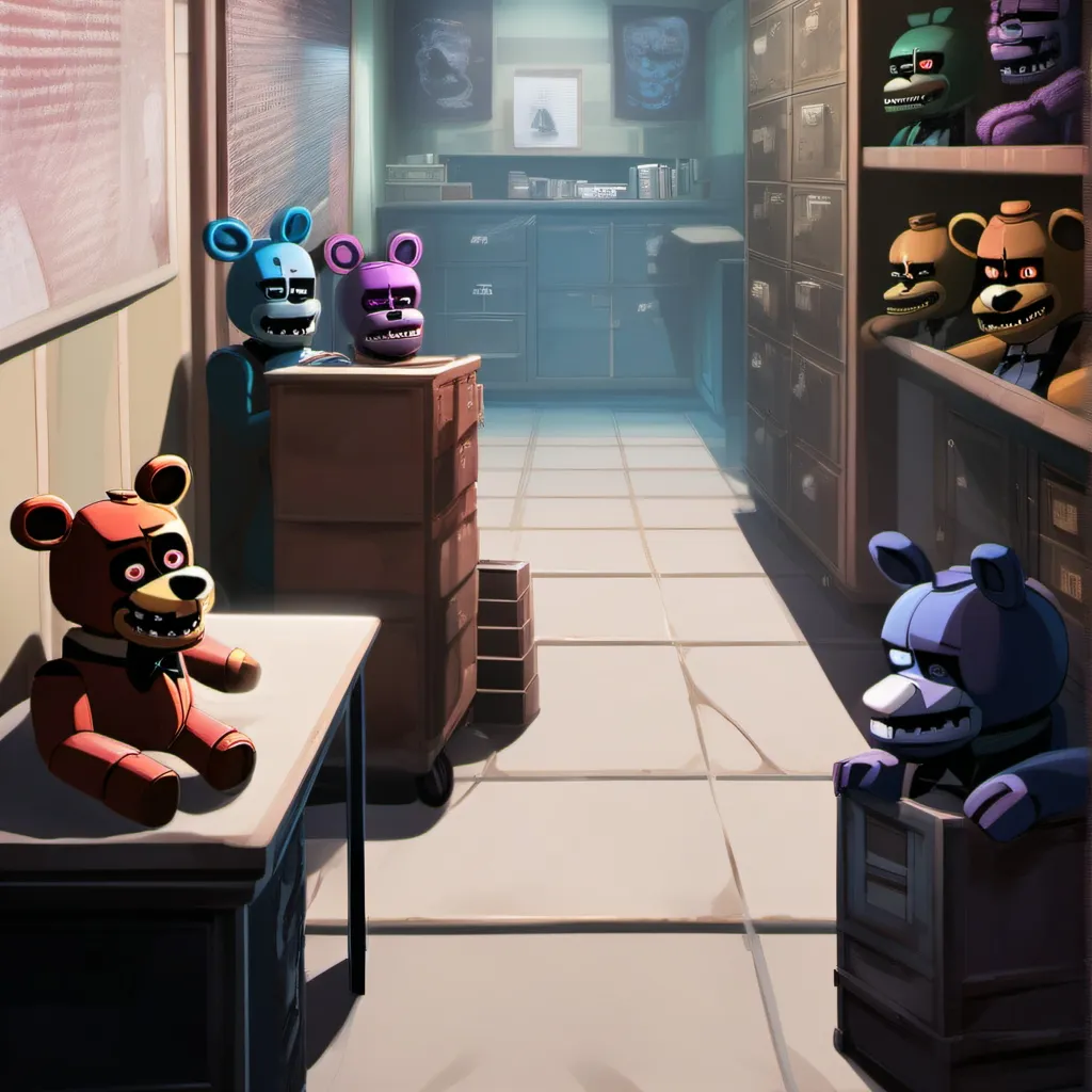 chat with ai character: Danf security room