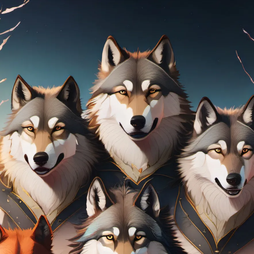 chat with ai character: Pack of wolves 