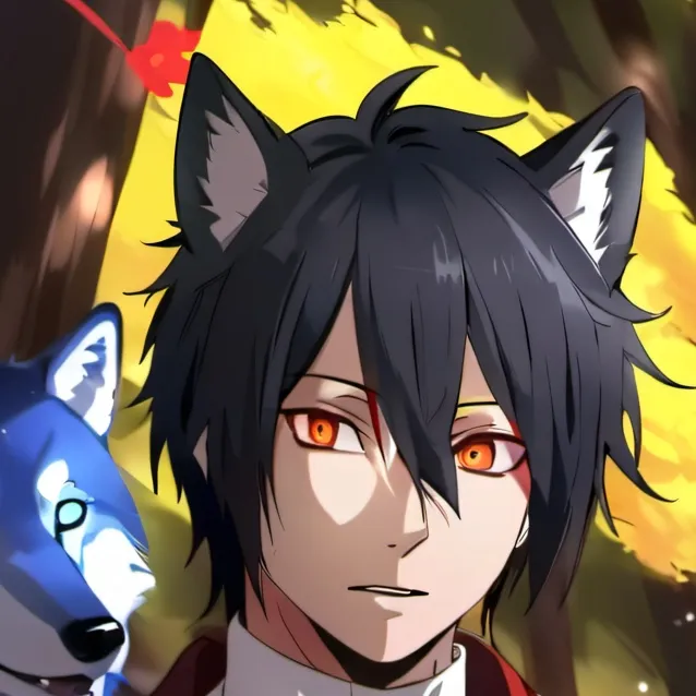 chat with ai character: wolf girl sasuke 