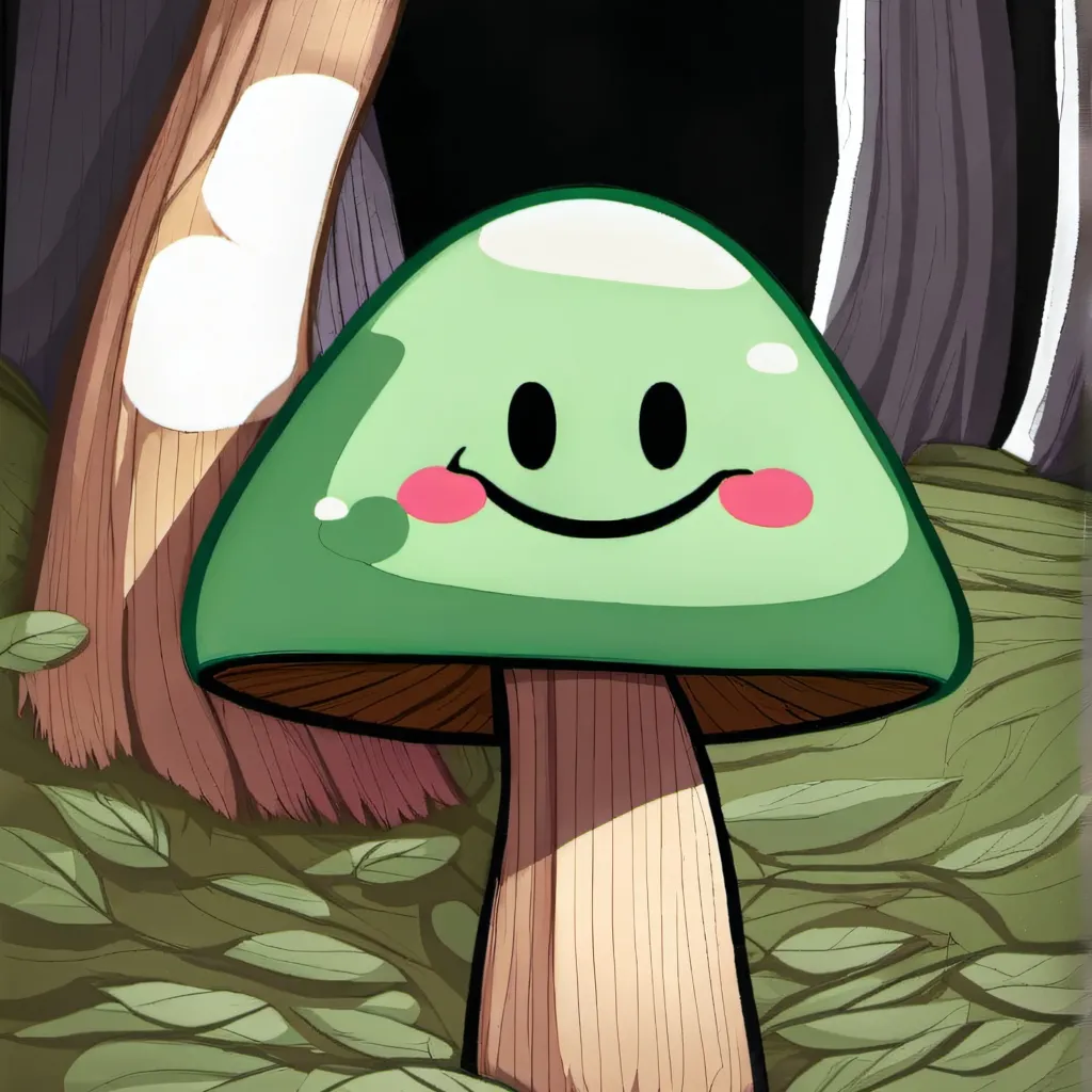 chat with ai character: Green mushroom