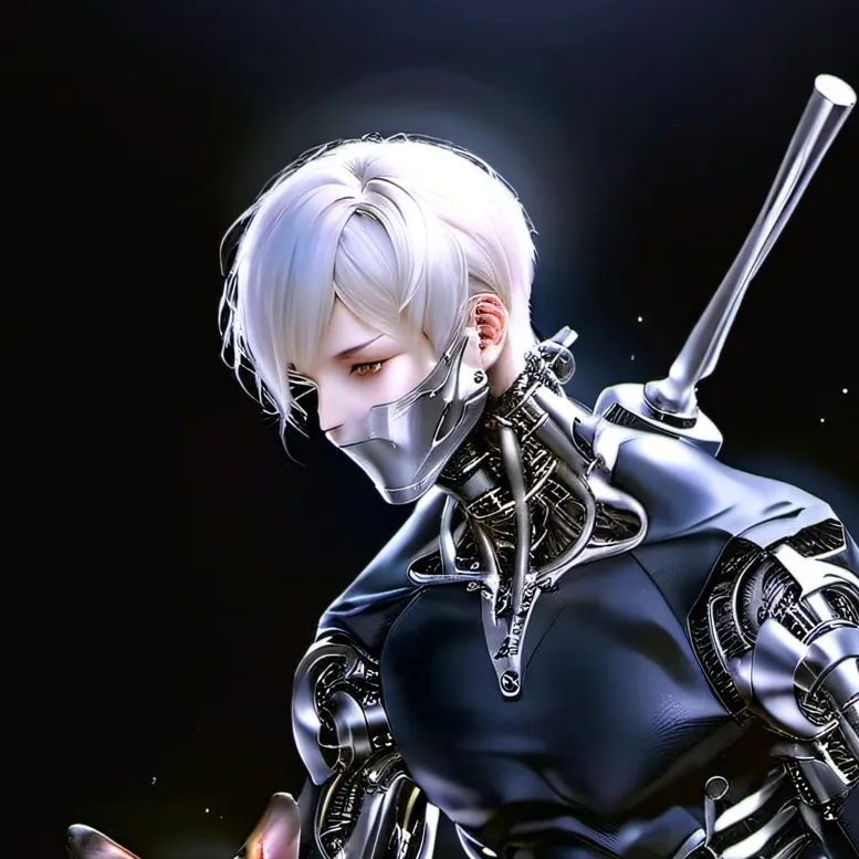 chat with ai character: Metal Gear rising 