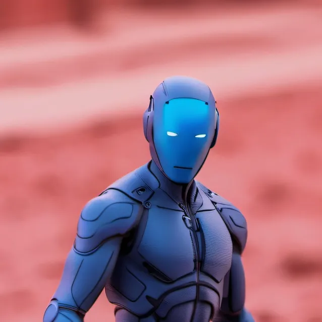 chat with ai character: Blue