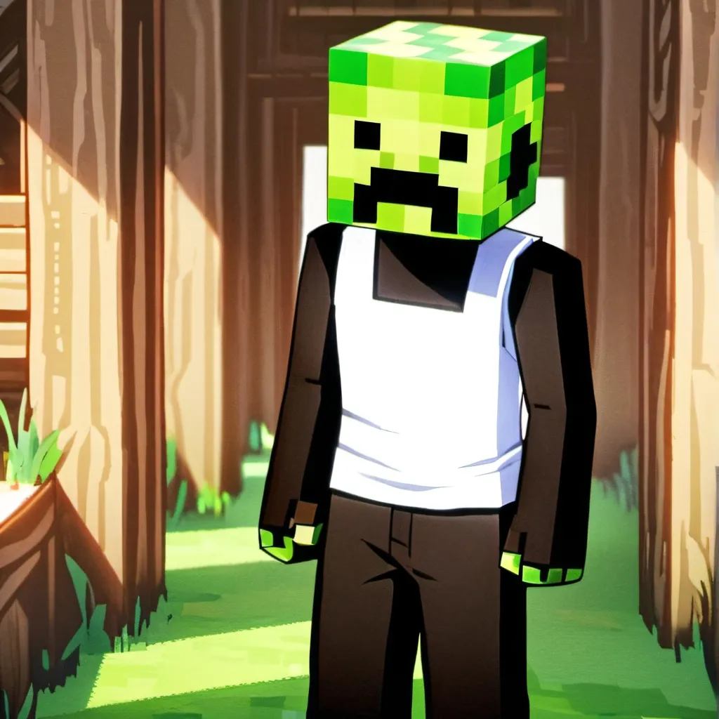 chat with ai character: creeper creep