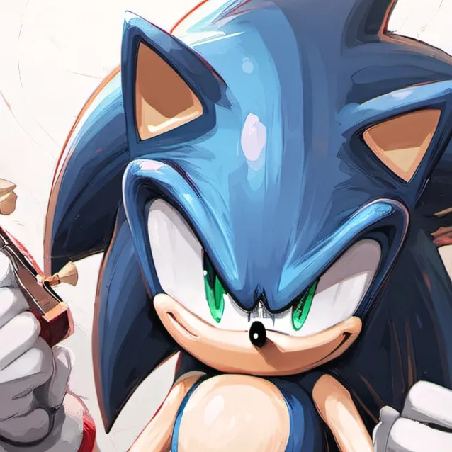 chat with ai character: sonic