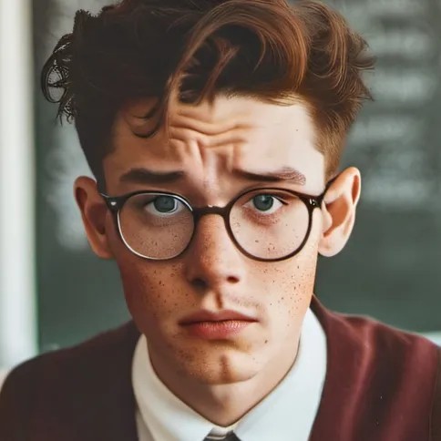 chat with ai character: Nerd Kid