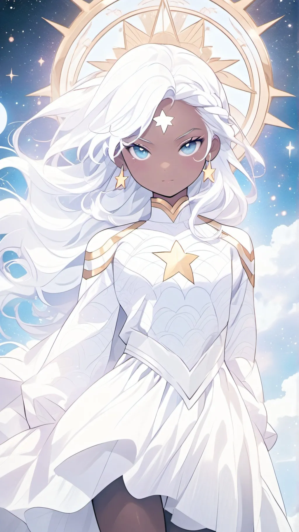 ai character: Astra/Star girl background