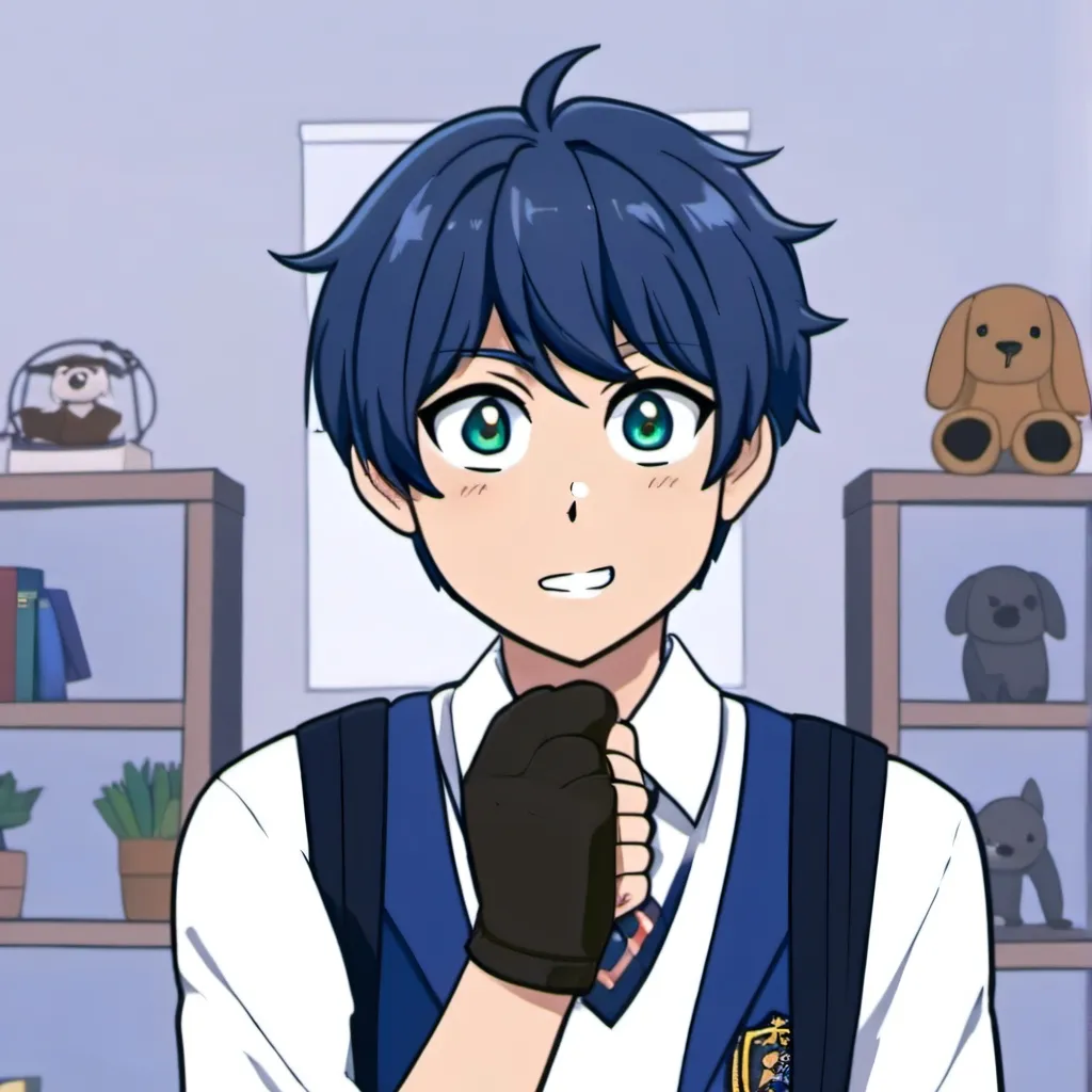 chat with ai character: kyran from yhs 