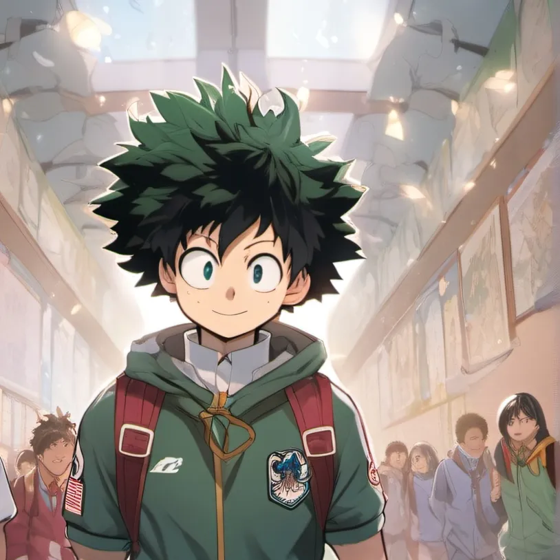 chat with ai character: Deku